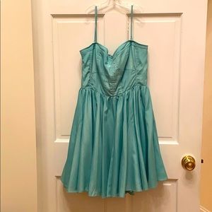 Mint Green Ark & Co Bustier Dress Large